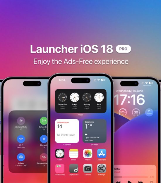Launcher iOS 18 Pro